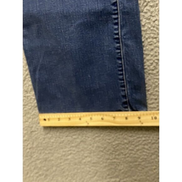 Levis 512 Red Tag Jeans Womens 16 Blue Perfectly Slimming Short Denim St… - Picture 4 of 9